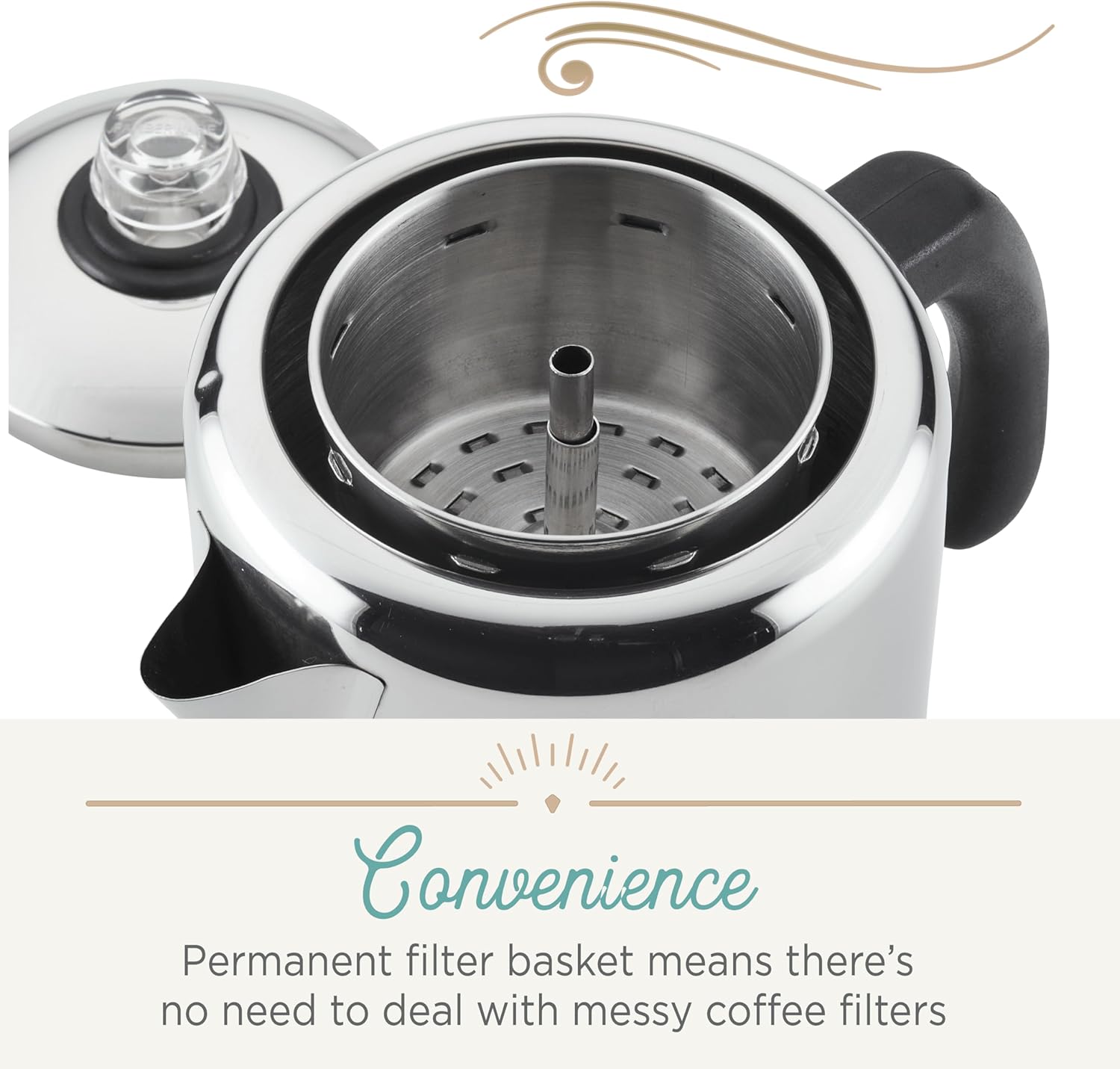 Stainless Steel Coffee Percolator