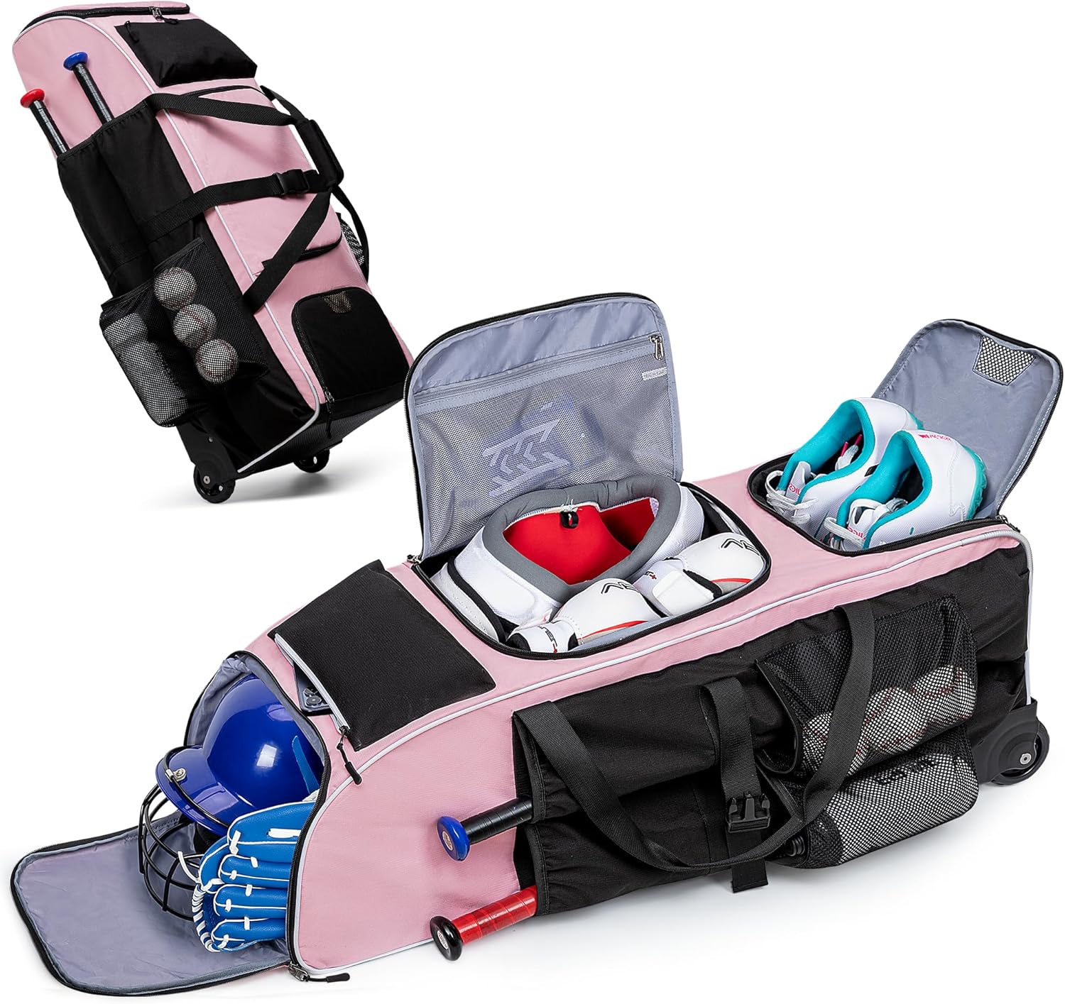 Ultimate Rolling Baseball Bag