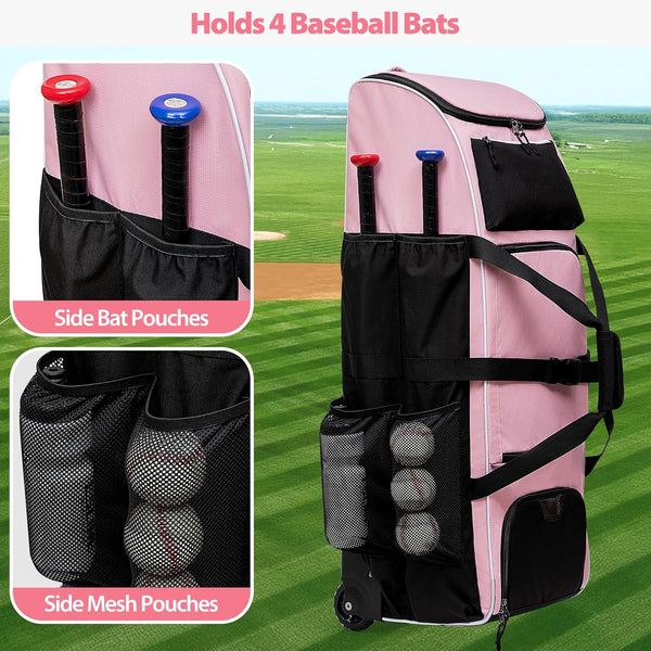 Ultimate Rolling Baseball Bag